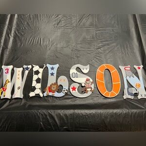 Custom Name Wall Decor - Wilson